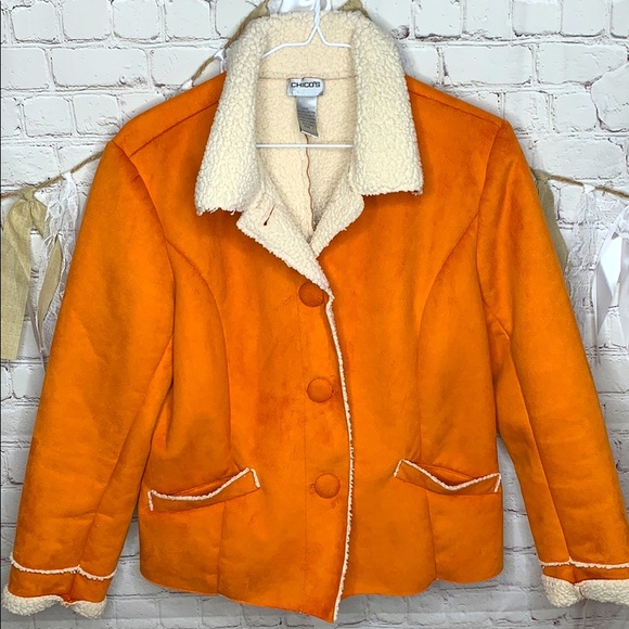 Chico’s jacket Sherpa Shearling Style - Picture 2 of 6